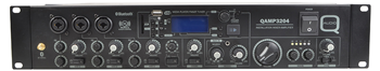 1 to 2 Zone Mixer Amplifier with Media Player Bluetooth 2 x 160W 4 Ohms